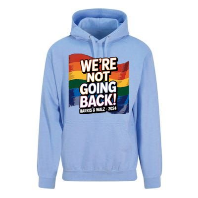 We’Re Not Going Back Pride Harris And Walz Vote In 2024 Unisex Surf Hoodie