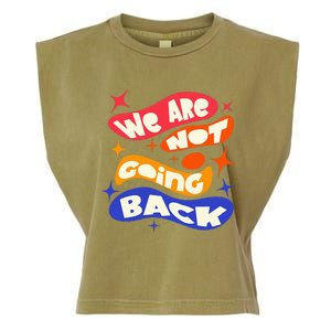 WeRe Not Going Back Kamala Harris Tim Walz Waltz 2024 Garment-Dyed Women's Muscle Tee