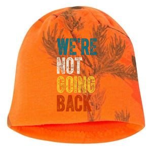 Were Not Going Back Election 2024 Kati - Camo Knit Beanie