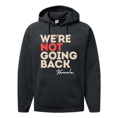 WeRe Not Going Back Performance Fleece Hoodie