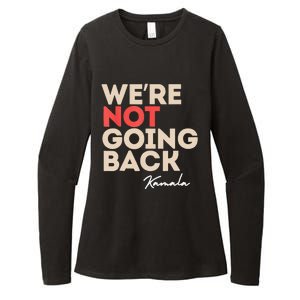 WeRe Not Going Back Womens CVC Long Sleeve Shirt