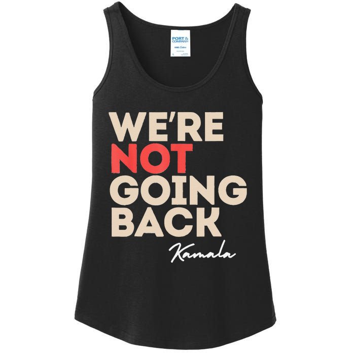 WeRe Not Going Back Ladies Essential Tank