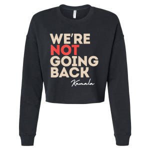 WeRe Not Going Back Cropped Pullover Crew