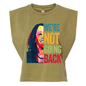 WeRe Not Going Back Garment-Dyed Women's Muscle Tee