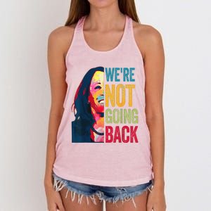 WeRe Not Going Back Women's Knotted Racerback Tank