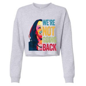 WeRe Not Going Back Cropped Pullover Crew