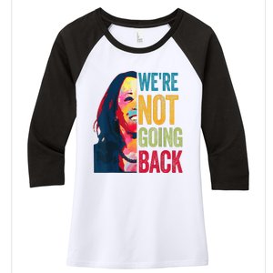 WeRe Not Going Back Women's Tri-Blend 3/4-Sleeve Raglan Shirt