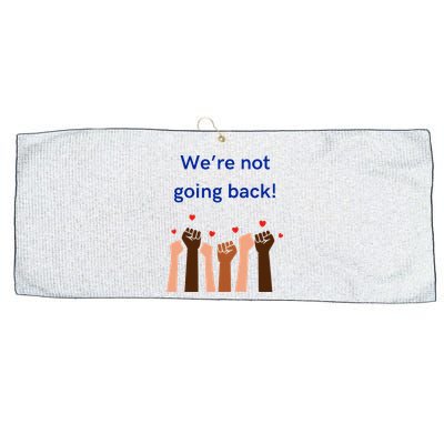 WeRe Not Going Back! Large Microfiber Waffle Golf Towel