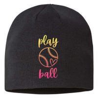 Women N Girls Softball Play Ball Tie Dye Softball Sustainable Beanie