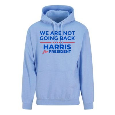 WeRe Not Going Back Kamala Harris For President 2024 Unisex Surf Hoodie