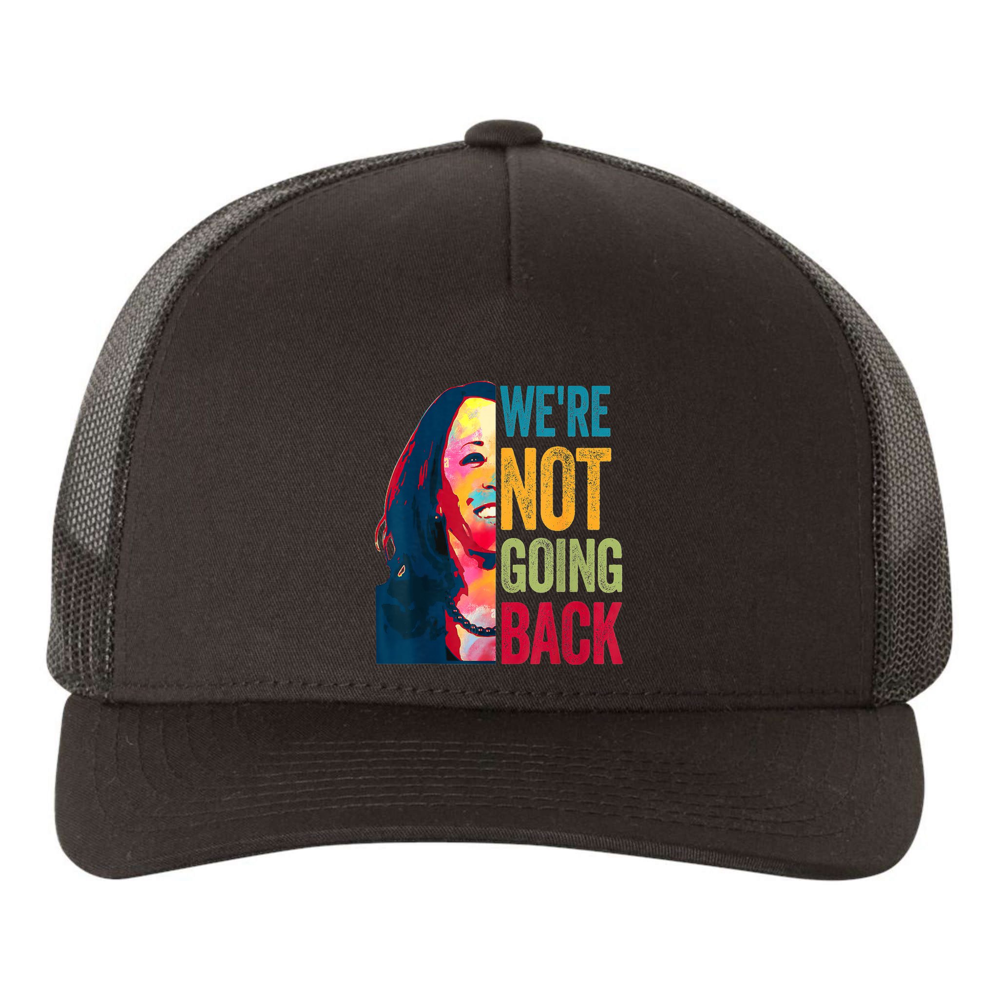 WeRe Not Going Back Yupoong Adult 5-Panel Trucker Hat