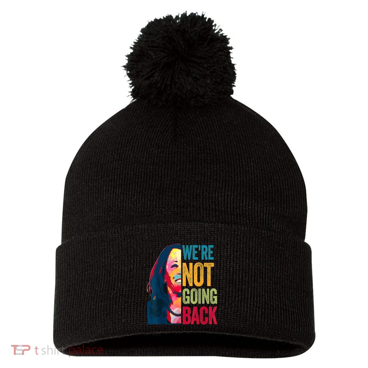 WeRe Not Going Back Pom Pom 12in Knit Beanie