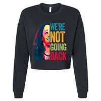 WeRe Not Going Back Cropped Pullover Crew