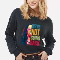 WeRe Not Going Back Cropped Pullover Crew
