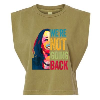 WeRe Not Going Back Garment-Dyed Women's Muscle Tee
