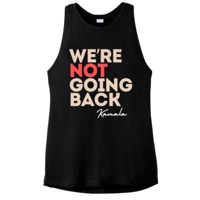 WeRe Not Going Back Ladies PosiCharge Tri-Blend Wicking Tank