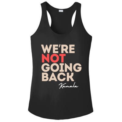 WeRe Not Going Back Ladies PosiCharge Competitor Racerback Tank