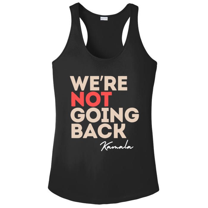 WeRe Not Going Back Ladies PosiCharge Competitor Racerback Tank