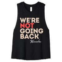 WeRe Not Going Back Women's Racerback Cropped Tank