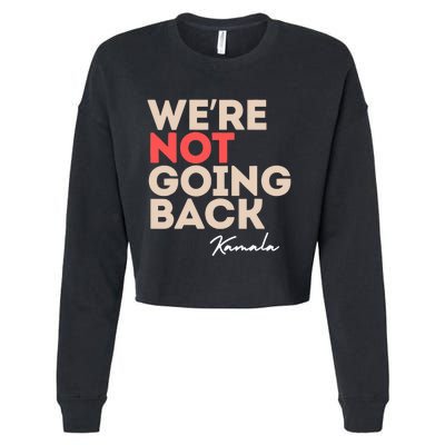 WeRe Not Going Back Cropped Pullover Crew