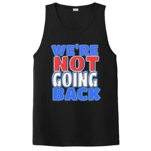 WeRe Not Going Back Vote 2024 Democracy Election President Gift PosiCharge Competitor Tank