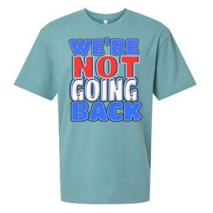 WeRe Not Going Back Vote 2024 Democracy Election President Gift Sueded Cloud Jersey T-Shirt