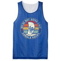 WeRe Not Going Back Vote For 2024 President Comma La Harris Great Gift Mesh Reversible Basketball Jersey Tank