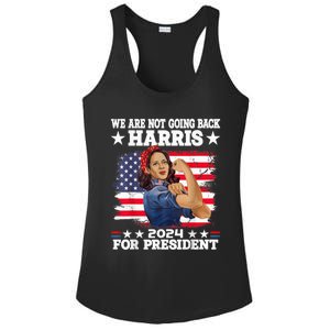 WeRe Not Going Back Vote For 2024 President Kamalaharris Kamalaharris Ladies PosiCharge Competitor Racerback Tank