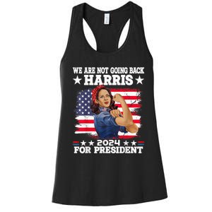 WeRe Not Going Back Vote For 2024 President Kamalaharris Kamalaharris Women's Racerback Tank