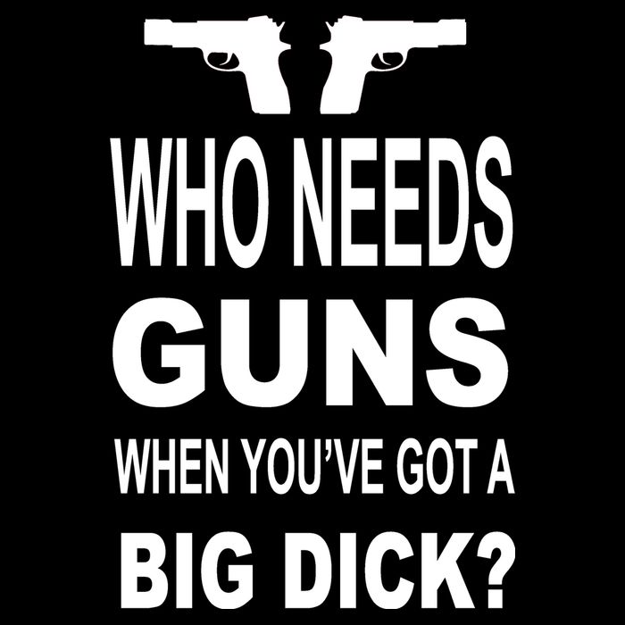 Who Needs Guns When Youve Got A Big Dick 7-Panel Snapback Hat