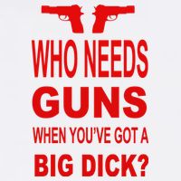 Who Needs Guns When Youve Got A Big Dick Garment-Dyed Sweatshirt