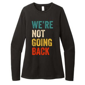 WeRe Not Going Back Vote For 2024 President Kamalaharris Womens CVC Long Sleeve Shirt