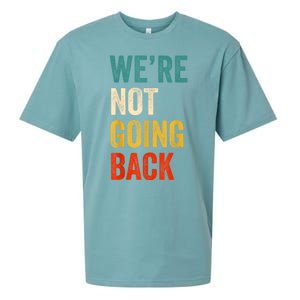 WeRe Not Going Back Vote For 2024 President Kamalaharris Sueded Cloud Jersey T-Shirt