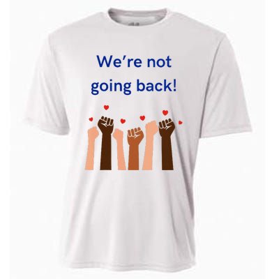 WeRe Not Going Back! V Neck Cooling Performance Crew T-Shirt