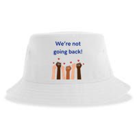 WeRe Not Going Back! V Neck Sustainable Bucket Hat