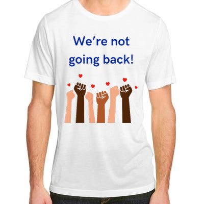 WeRe Not Going Back! V Neck Adult ChromaSoft Performance T-Shirt