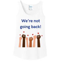 WeRe Not Going Back! V Neck Ladies Essential Tank