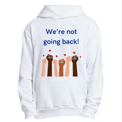 WeRe Not Going Back! V Neck Urban Pullover Hoodie