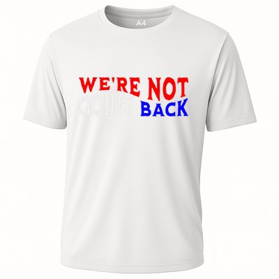 WeRe Not Going Back Democracy Election Vote V Neck Performance Shirt