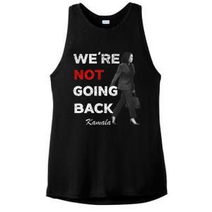 WeRe Not Going Back Kamala 2024 V Neck Ladies PosiCharge Tri-Blend Wicking Tank