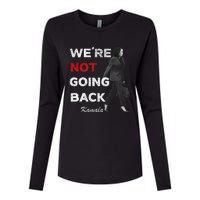 WeRe Not Going Back Kamala 2024 V Neck Womens Cotton Relaxed Long Sleeve T-Shirt