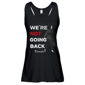 WeRe Not Going Back Kamala 2024 V Neck Ladies Essential Flowy Tank