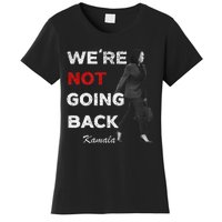 WeRe Not Going Back Kamala 2024 V Neck Women's T-Shirt