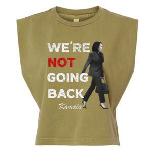 WeRe Not Going Back Kamala 2024 V Neck Garment-Dyed Women's Muscle Tee