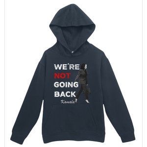 WeRe Not Going Back Kamala 2024 V Neck Urban Pullover Hoodie