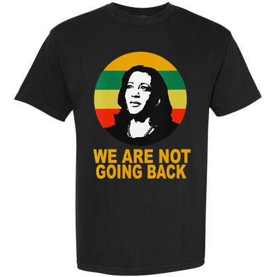 WeRe Not Going Back Vote For 2024 President Kamala Harris V Neck Garment-Dyed Heavyweight T-Shirt