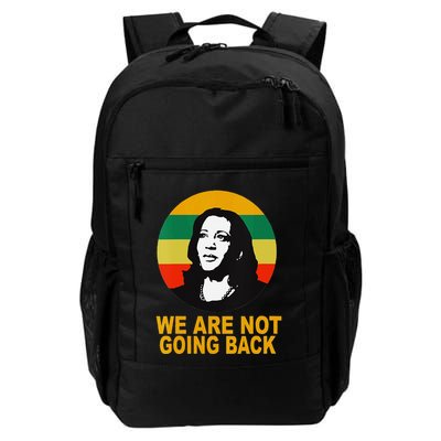 WeRe Not Going Back Vote For 2024 President Kamala Harris V Neck Backpack