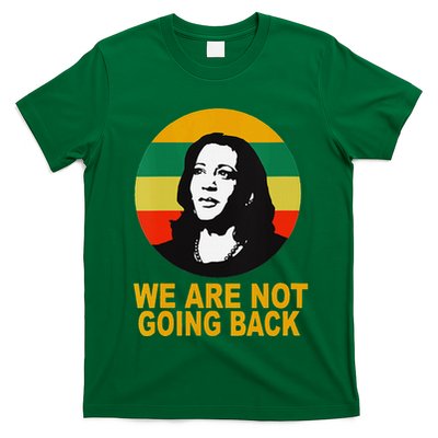 WeRe Not Going Back Vote For 2024 President Kamala Harris V Neck T-Shirt