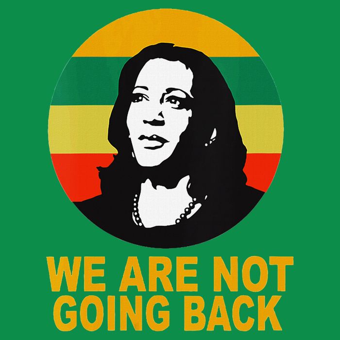 WeRe Not Going Back Vote For 2024 President Kamala Harris V Neck Poster