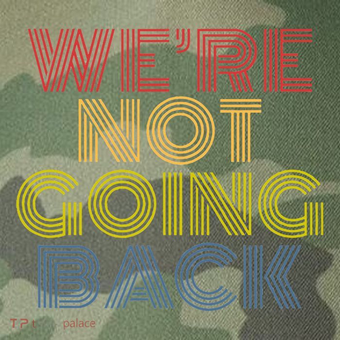 WeRe Not Going Back Legacy Tie Dye Trucker Hat